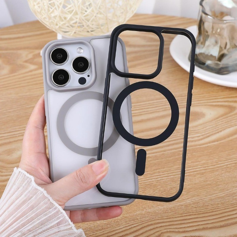 ปลอกสําหรับ iPhone Air 17 16 Pro Max 15 14 13 12 11 Pro Max X Xs Max Mini โปร่งใส Hard PC ฝาครอบแม่เ