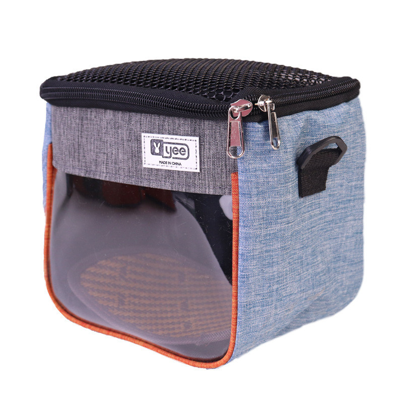 กระเป๋าพกพาสัตว์เลี้ยง ระบายอากาศดี เหมาะสำหรับกระต่าย หนูแฮมสเตอร์ กระรอก และสัตว์เล็กYEE