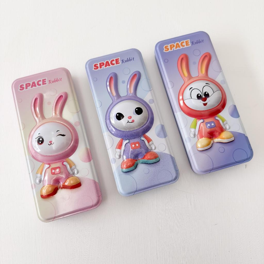 CHILDRENS PENCIL CASE / TIN PENCIL BOX / 3D PENCIL CASE