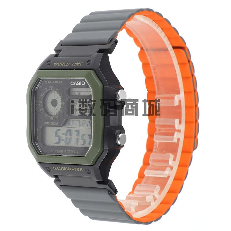 ซิลิโคนแม่เหล็กสําหรับ Casio AE-1000 AE-1200 AE-1500 AE-1300 AQ-S800W AQ-S810 W-735H SGW-500H MRW-20