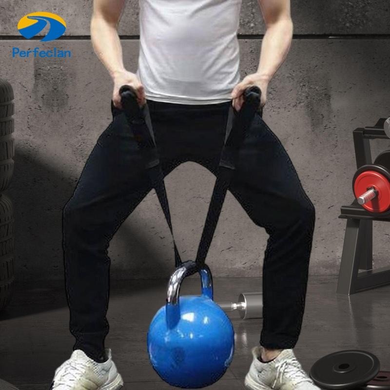 Perfeclan Grip T-Bar Row Heavy Duty Resistance Bands for Barbell - Perfect for Home Gym Workouts