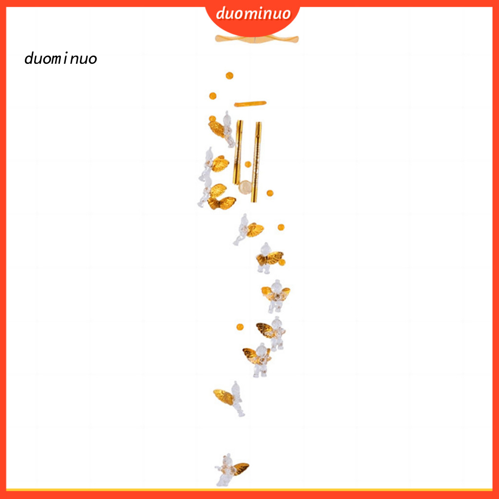 DU| Love Angel Cupid Wind Chime Tube แขวนเครื่องประดับ House Warm Home Decor