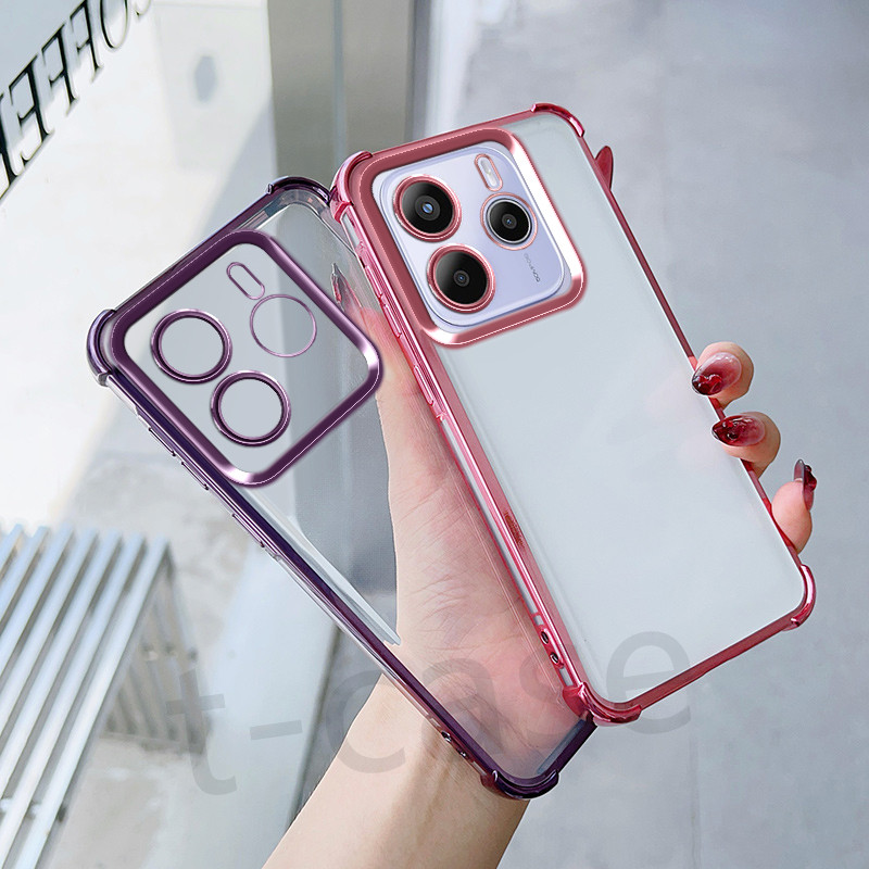 เคสสําหรับ Redmi Note 14 4G, Note 14 5G, เคสนิ่ม, การป้องกันการล่มสลาย, ฝาครอบป้องกันสไตล์มินิมอล