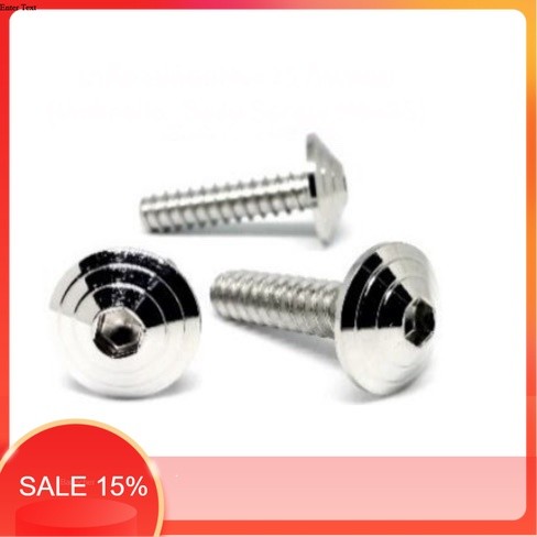 น็อตเกลียวปล่อยก้นหอยมีM4,M5,M6 เลส