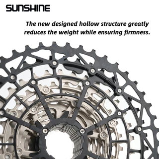 NEW SUNSHINE Ultralight Bicycle Cassette Freewheel Carbon Steel Material 9/10/11/12/13 Speed HG Structure Sprocket for Mountain Bike