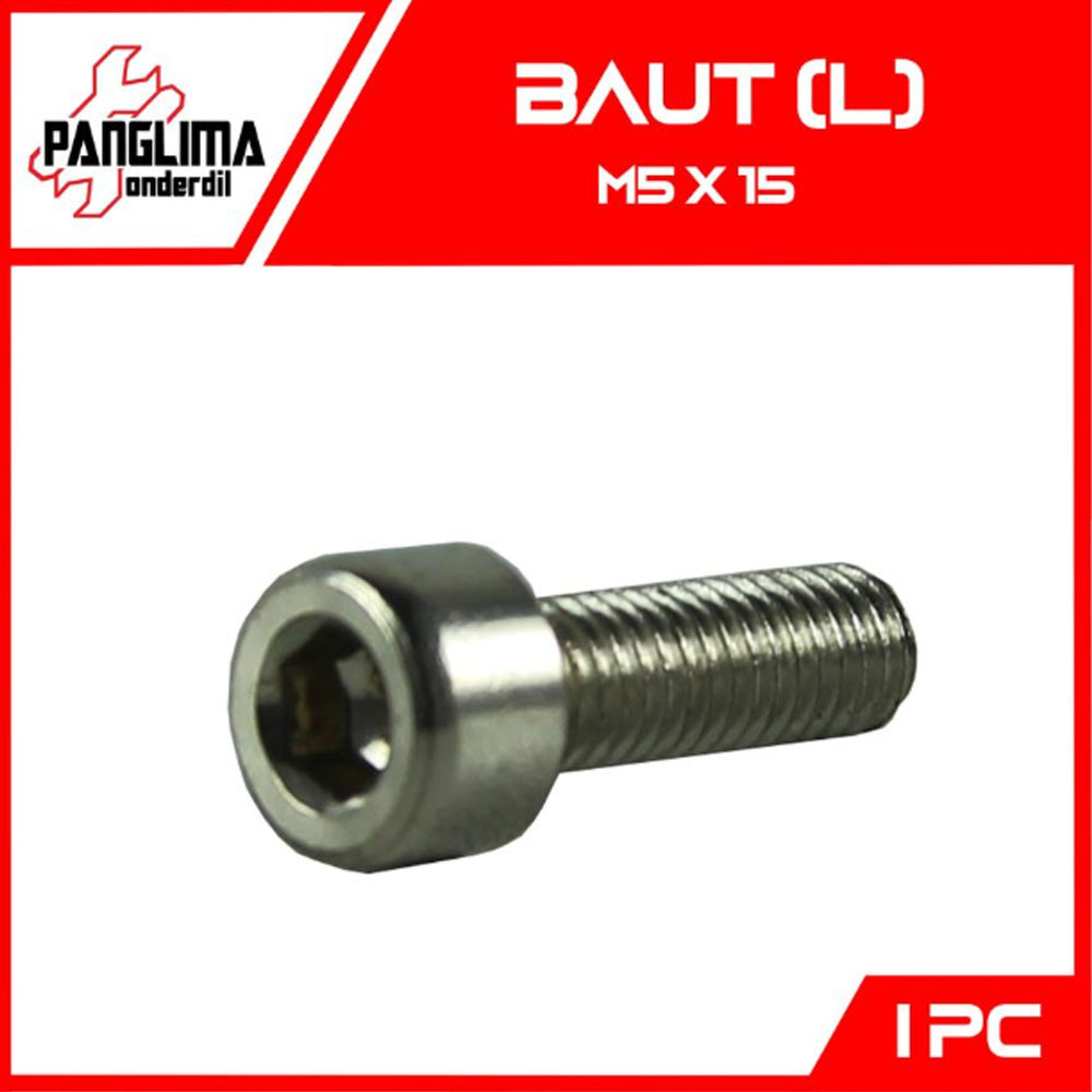 1 PC L-L4 Bolt M5x15-5X15-M 5 x 15-M5 Key-K 4 P-Pitch 0.8 Bolt-Bolt