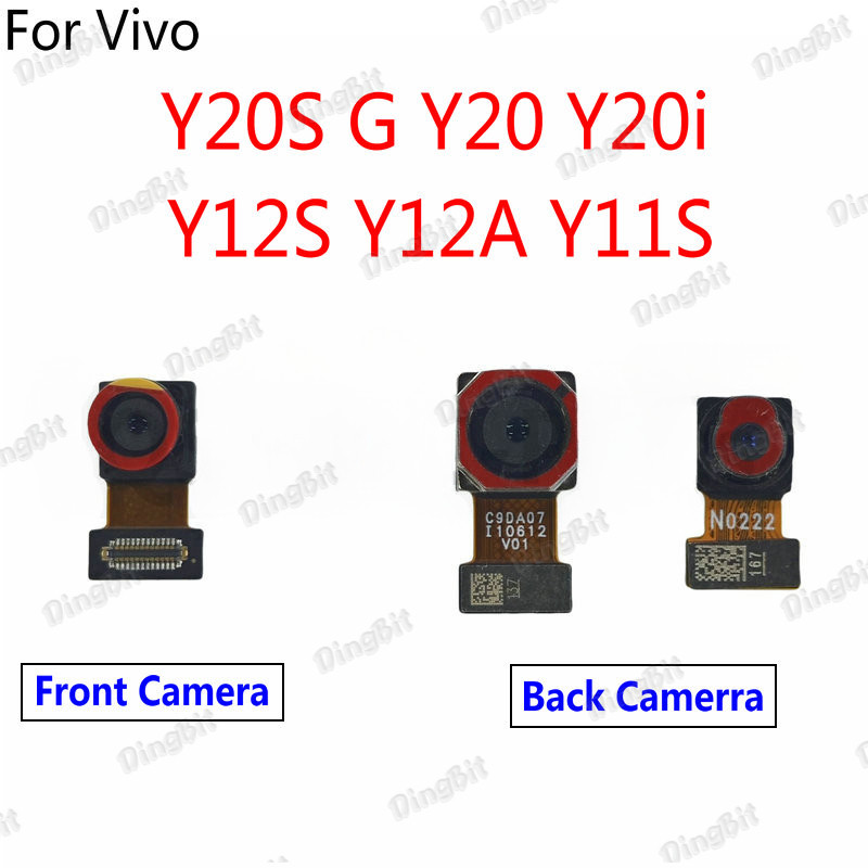กล้องด้านหน้าหลัก Facing กลับกล้อง Flex สําหรับ Vivo Y20 Y20i Y20S G Y12S Y12A Y11S