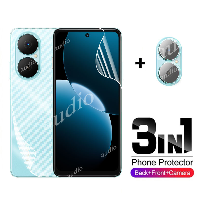 HUAWEI nova Y73 4G 3in1 ด้านหน้าด้านหลังเลนส์Hydrogelฟิล์มสําหรับHuawei Nova Y73 4G 2025 สมาร์ทโฟนป้