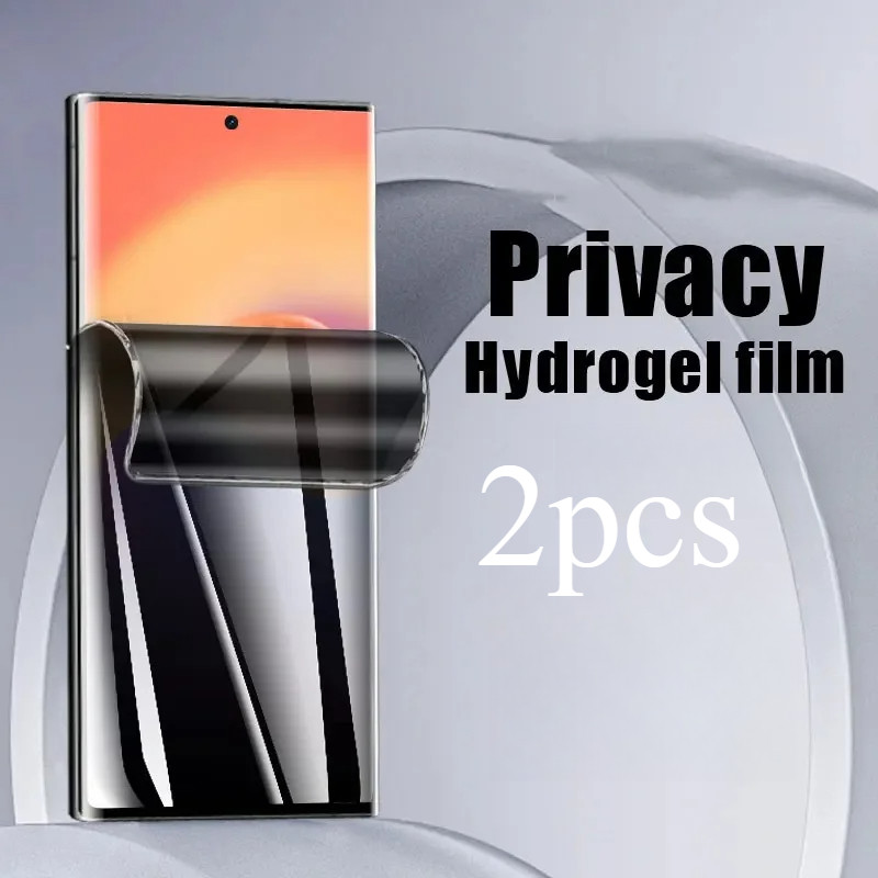 2 ชิ้น HD และความเป็นส่วนตัวฟิล์มไฮโดรเจลสําหรับ iQOO Z1 Z3 Z5 Z5x Z6 Z7 Z7i Z7s U1 U1x U3 U3x U5 U5
