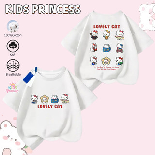 (จัดส่งตลอด 24 ชั่วโมง)2025สินค้าใหม่! เสื้อยืดแขนสั้นสำหรับเด็กสบายและนุ่ม ผ้าฝ้ายแท้ 100% N3136