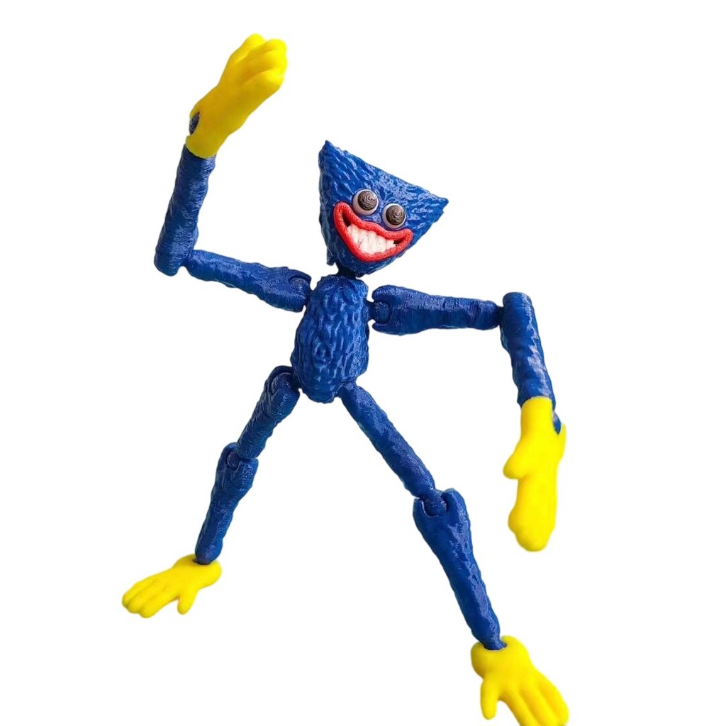 Poppy Playtime Sleepy Cat Smiling Creature Huggy Wuggy Bagged Action Figure ของเล่น