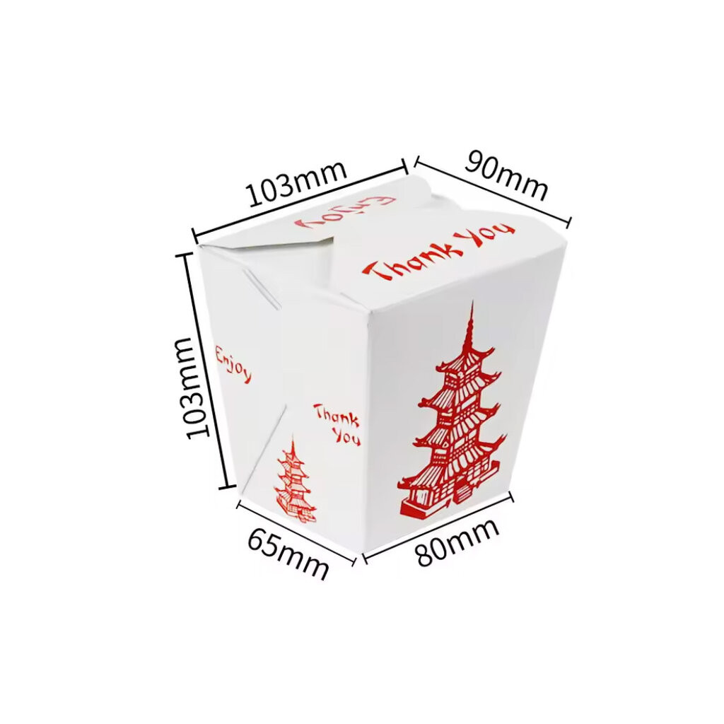 กล่องบะหมี่ 26 oz. พิมพ์ลาย ND-26P 25 ใบ (09-9068)