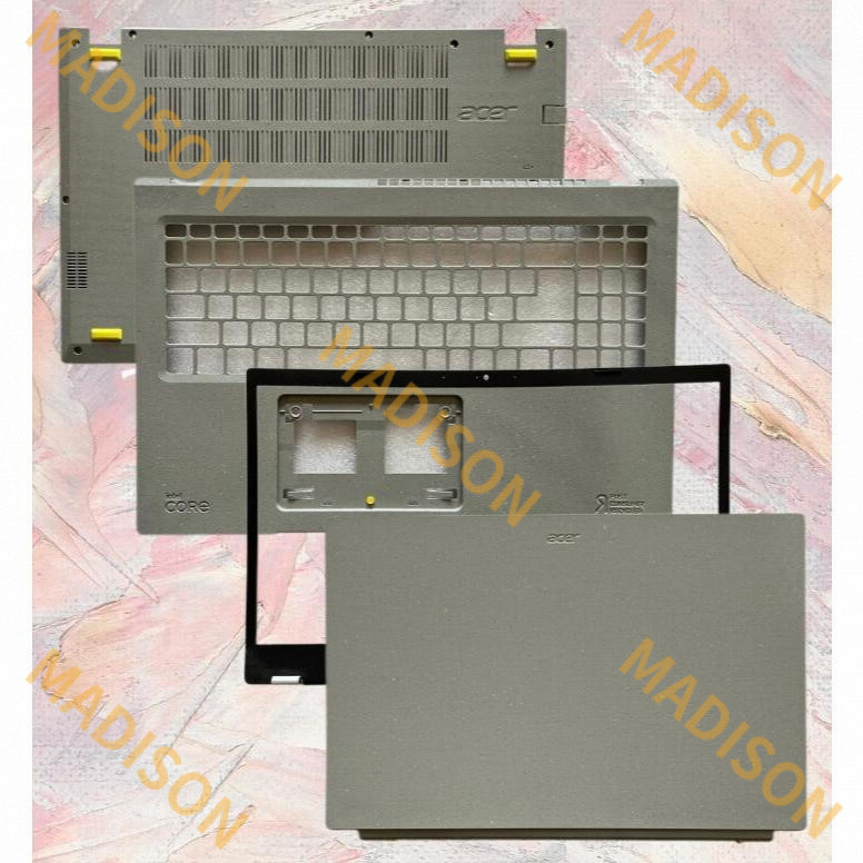 เคสใหม่สําหรับ Acer Aspire Vero 15.6 นิ้ว AV15-51 AV15-52 AV15-53ZJ-78SB N20C5 แล็ปท็อปเดิมรุ่น, ฝาครอบด้านข้าง LCD backside ฝาครอบ/B ด้านข้าง/C ฝาครอบฝ่ามือ/D bo