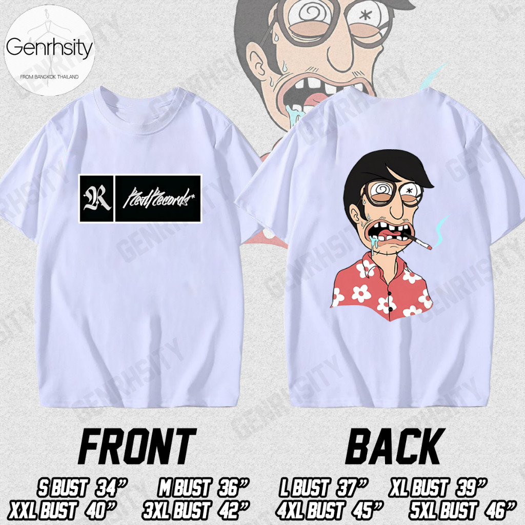 The Rapper Cotton Retro Round Neck Unisex T-Shirt Hip Hop Black White Shirt