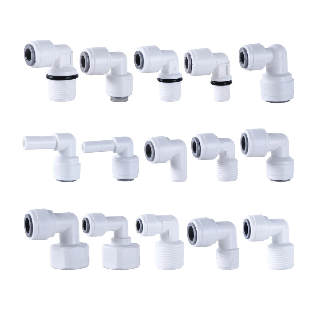 1/4 "3/8" BSP Thread Ro Water Pipe Connector ชายและหญิงเกลียว Pe ท่อเชื่อมต่ออุปกรณ์กรอง