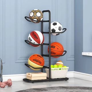 COD Basketball Storage Rack Home Ball Storage Rack Basketball Rak for Kids Organizer Rack Vertical-ZYE