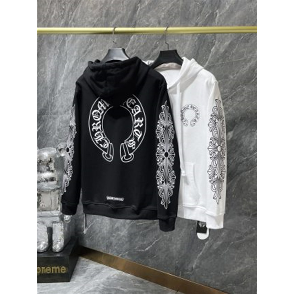 เสื้อแจ็คเก็ตแบบฮูดี้สำหรับทั้งผู้ชายและผู้หญิง ออกแบบเรียบง่ายแต่คลาสสิก พิมพ์ลายบนเนื้อผ้าฝ้าย พร้อมซิป ขนาดใหญ่