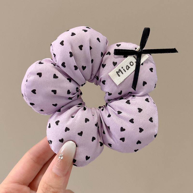 ยางรัดผมลายดอกไม้น่ารักสำหรับเด็ก - รูปที่ 4