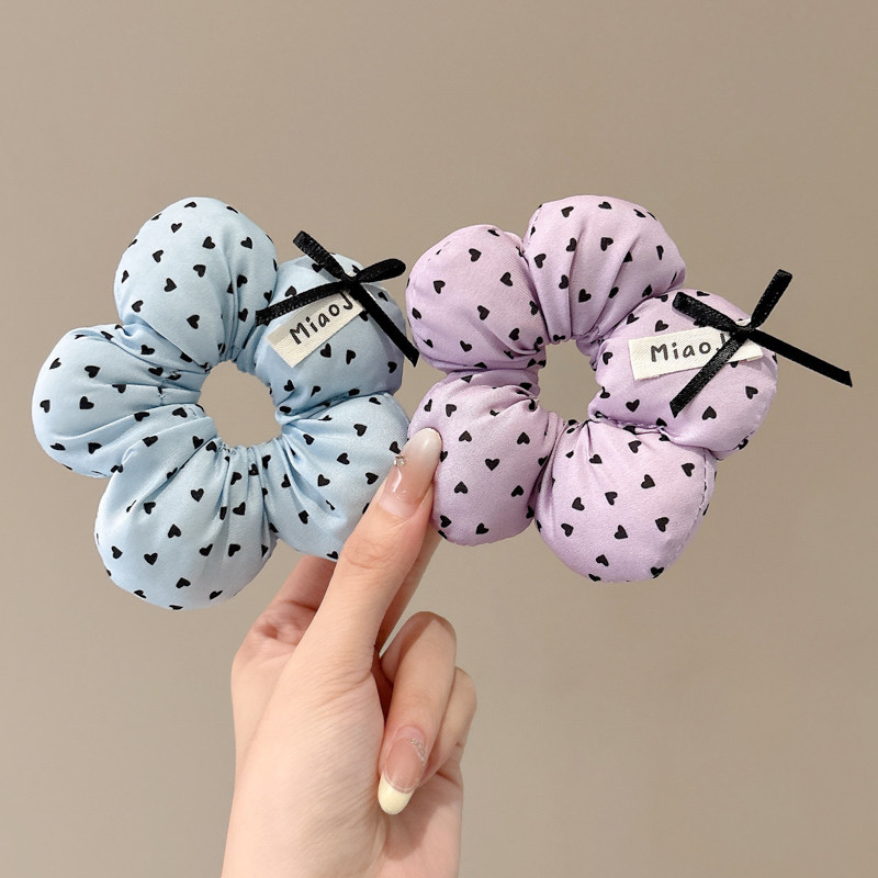 ยางรัดผมลายดอกไม้น่ารักสำหรับเด็ก - รูปที่ 7