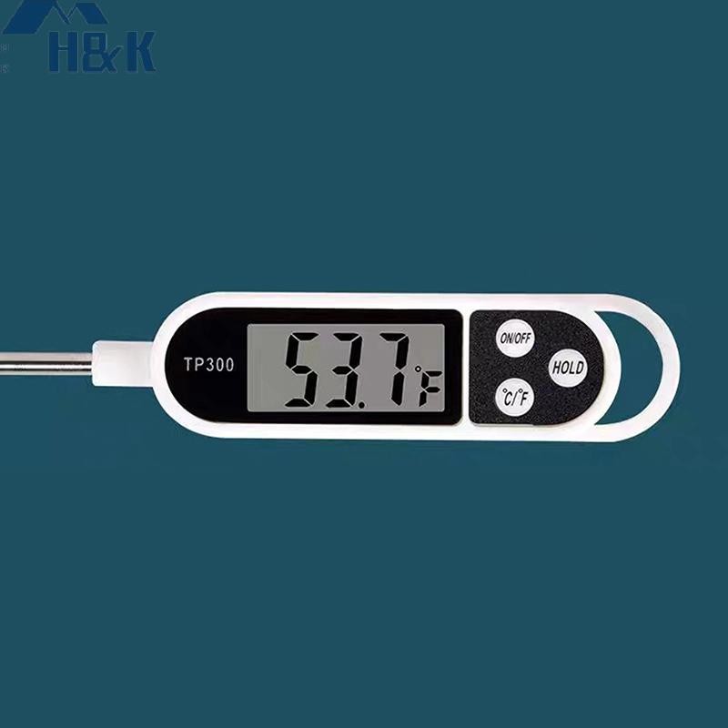 [H&K Jul] เครื่องวัดอุณหภูมิอาหาร TP300 เครื่องวัดอุณหภูมิครัวดิจิตอลสําหรับทําอาหารเนื้อสัตว์ Probe