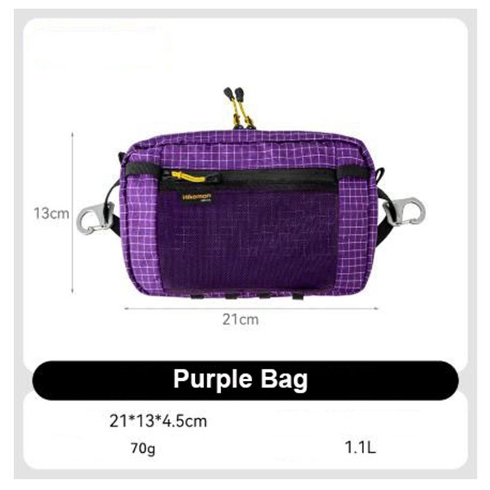 UUMIR Camping Hiking Crossbody Bag, แพ็คเกจกระเป๋าคาดเอวกีฬากันน้ําแบบพกพา,กระเป๋าตกปลาอเนกประสงค์อุปกรณ์ปั่นจักรยานภูเขากลางแจ้ง ราคา ถูกที่สุด ดีลบีเคเค แกลเลอรีภาพที่ 2