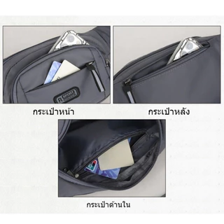 กระเป๋าหน้าอก กระเป๋าใส่โทรศัพท์มือถือ กระเป๋าคาดเอว ผ้าไนล่อน กันน้ํา จุของได้เยอะ เหมาะกับการเดินทางกลางแจ้ง สไต