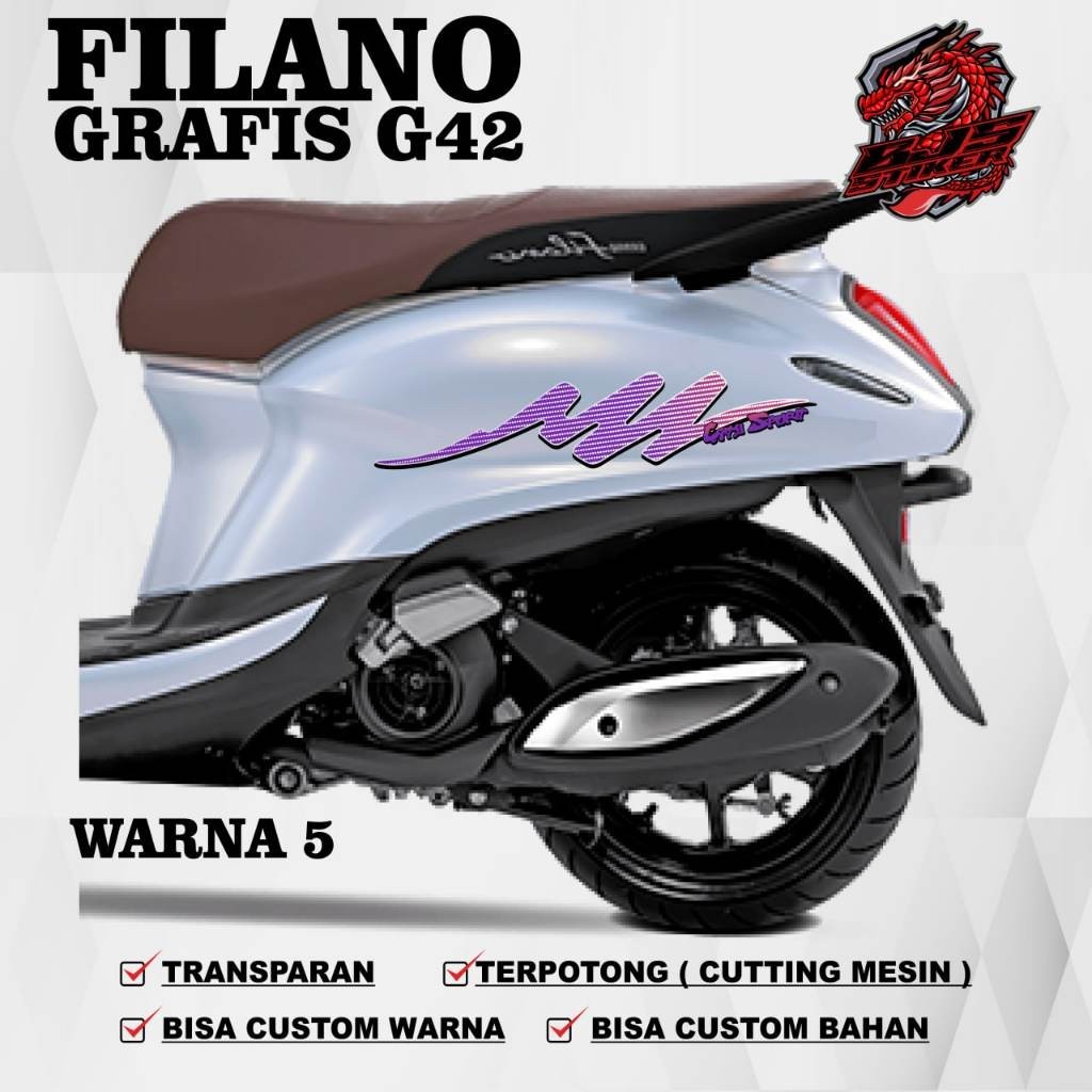 การฉีด Striping filano g42 - รูปลอก filano ฉีดกราฟิก g42