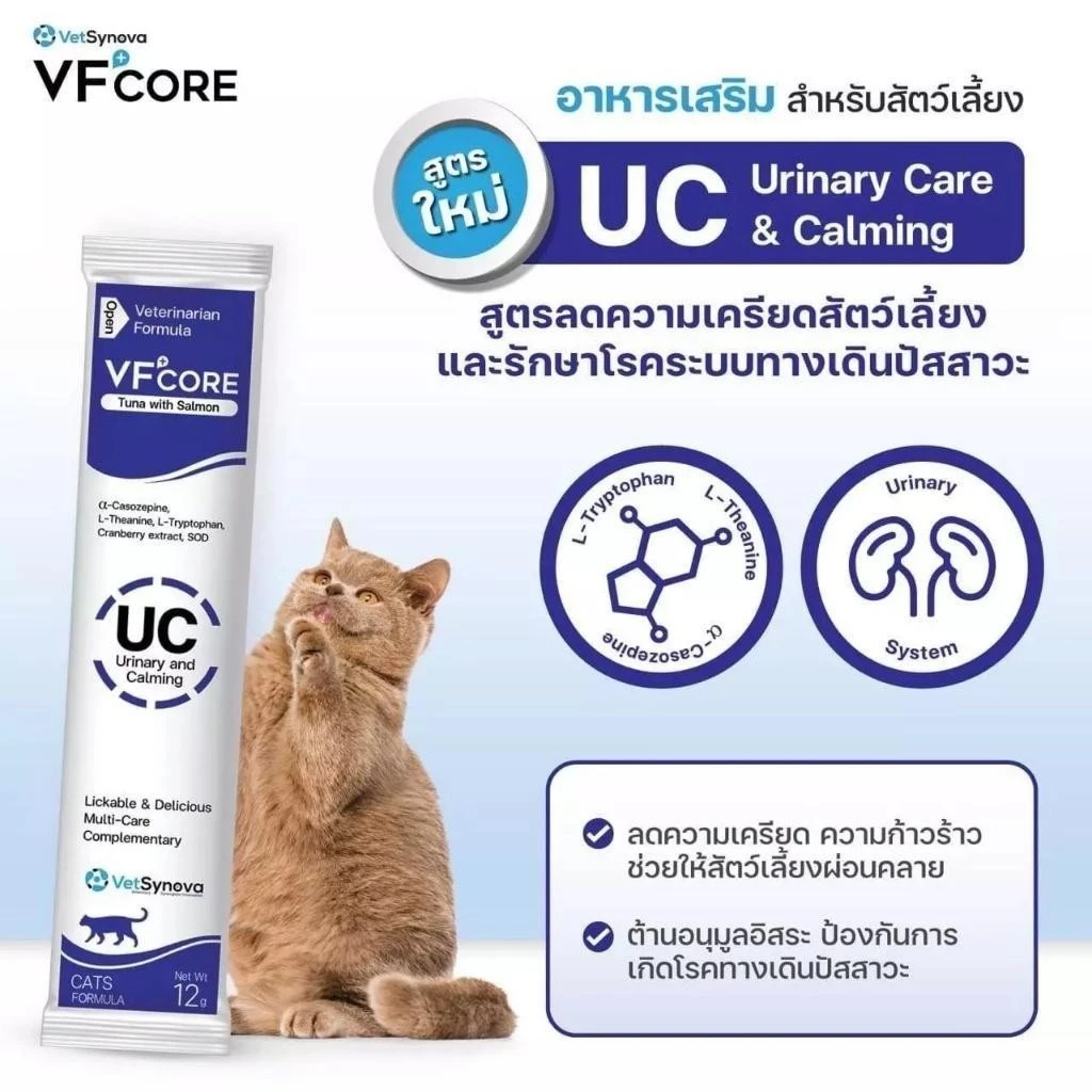 VF+core ขนมเลีย แมวและสุนัข ดูแลเลือด วิตามินรวม thumbnail 7