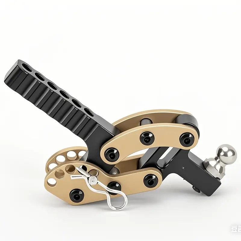 ตะขอพ่วงโลหะสําหรับรถยนต์ตีนตะขาบ RC 1/8 1/10, ตะขอ Rogue แบบปรับได้, รองรับ TRX4/6, SCX10, D90, D11