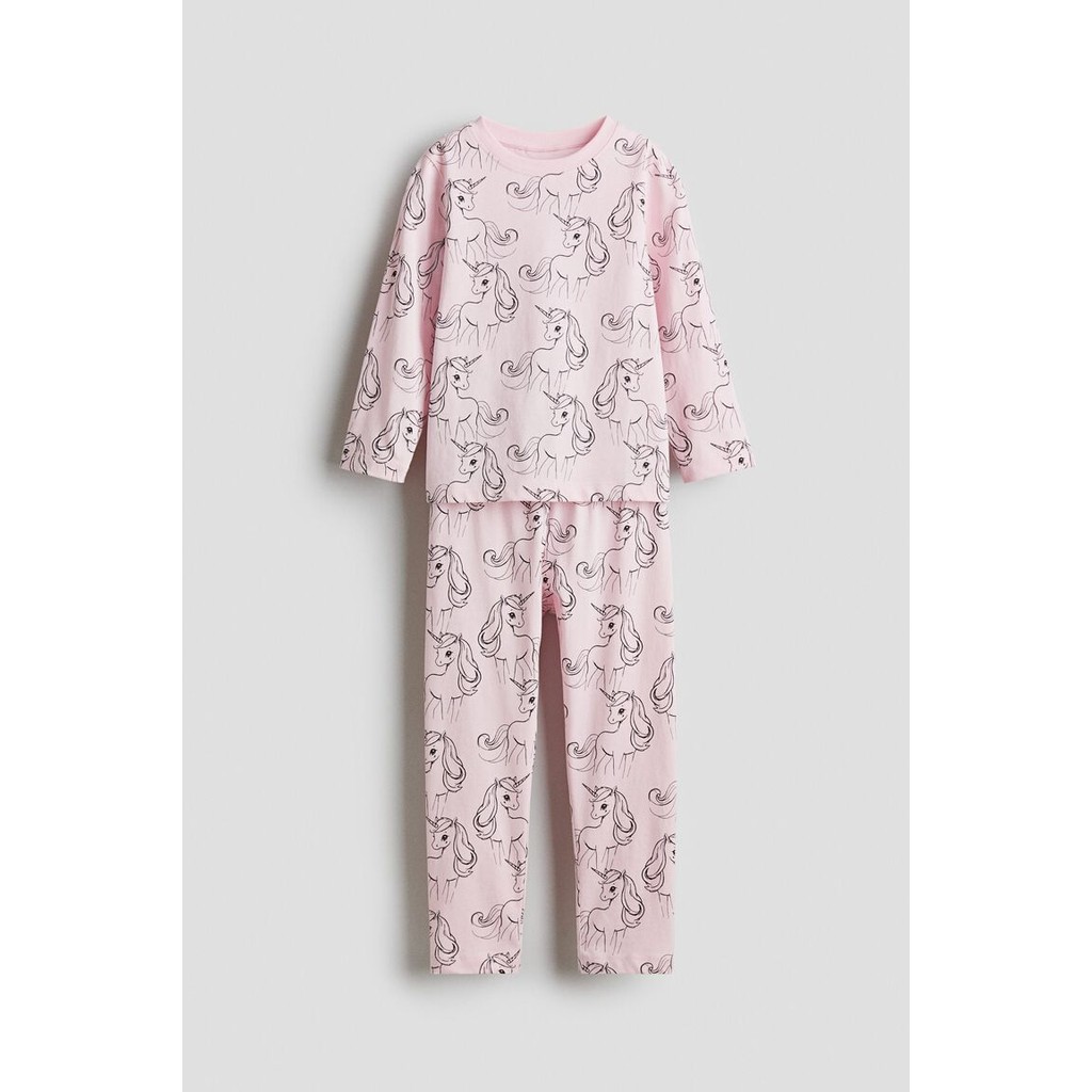 H&M(เอชแอนด์เอ็ม) ชุดนอนผ้าคอตตอนพิมพ์ลาย Girls Printed cotton pyjamas 1230485_6