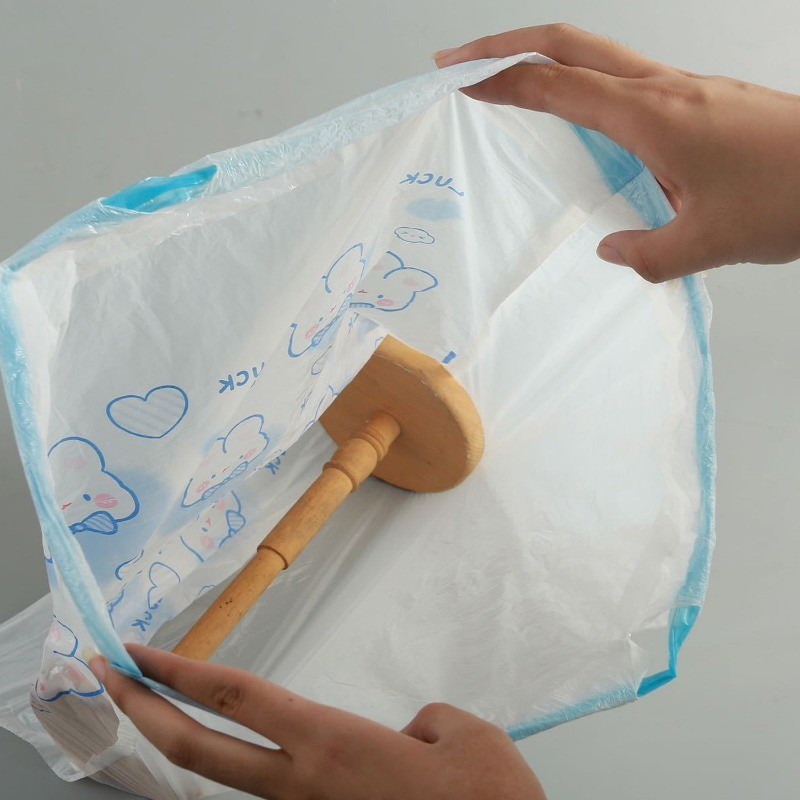 ถุงขยะหูรูดแบบหนา 50 ชิ้น - พลาสติก วิชาพลศึกษา สําหรับห้องครัวขยะ, ทนต่อการฉีกขาดและป้องกันการรั่ว, ถุงขยะขนาดใหญ่สําหรับใช้ในบ้าน - รูปที่ 3