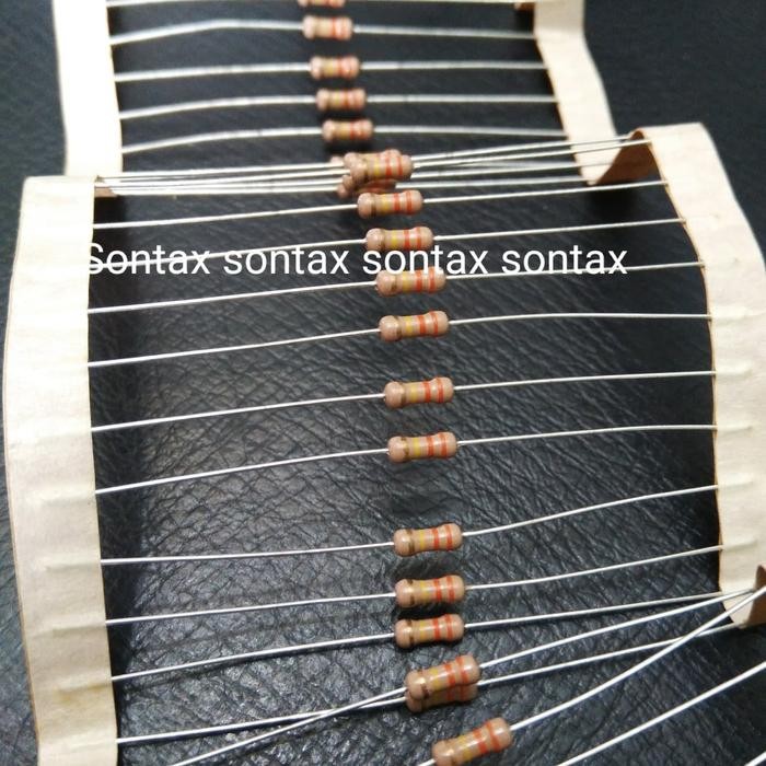 (READ DESCRIPTION!!) 330k 330k 330k โอห์มตัวต้านทาน werstan r 1/4 0.25 w วัตต์ 5% taiwan