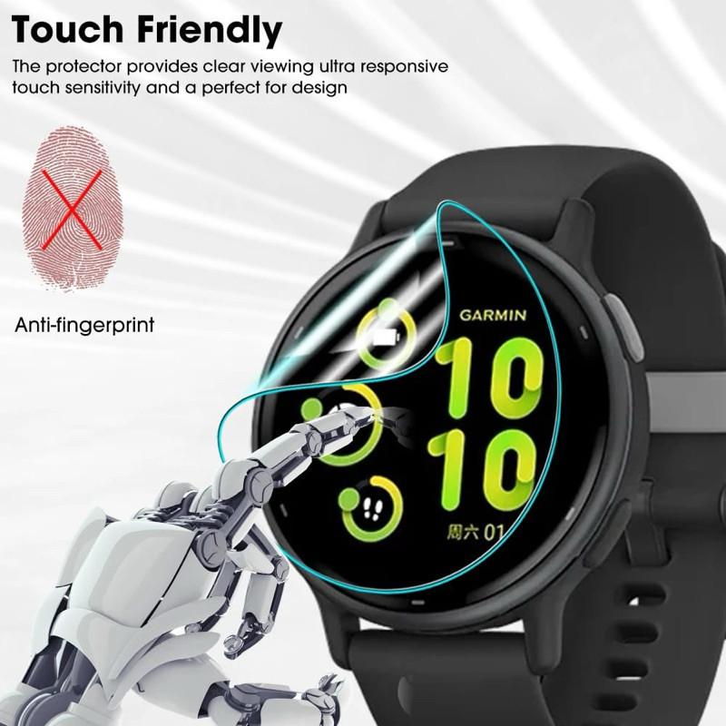 TG เนื้อหา 6 ชิ้น Anti-Scratch Hydrogel Garmin Forerunner 165 / 165 เพลง / 255 / 255S / 265 / 265S /