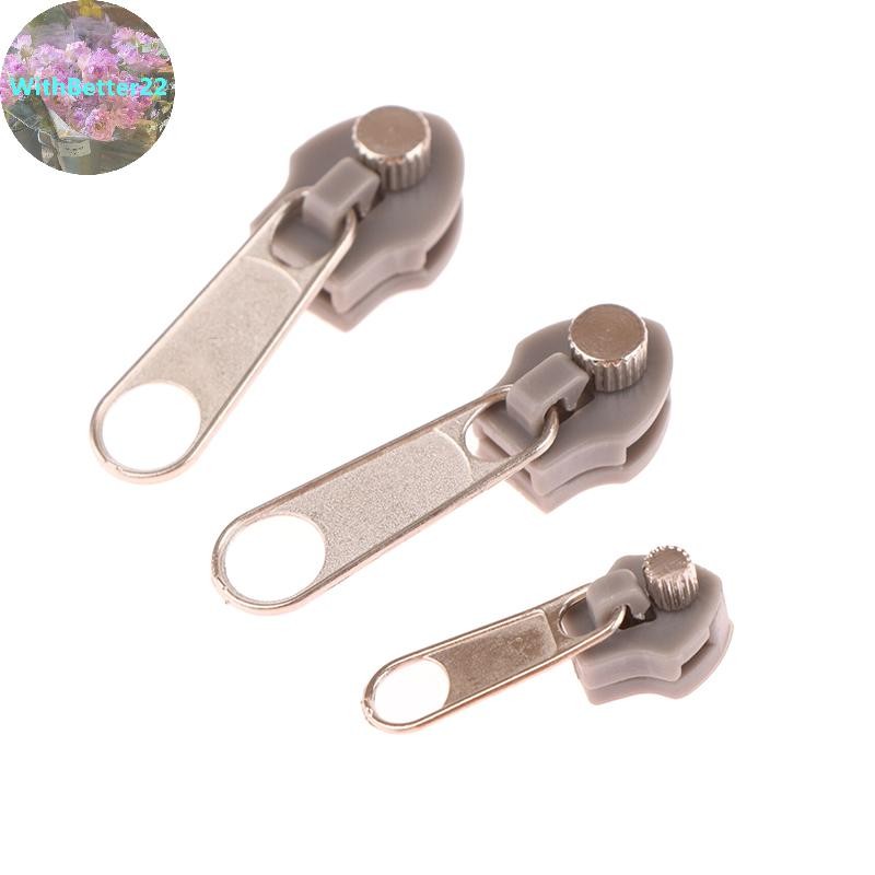 ด้วยดีกว่า Universal Fix หัวซิปที่ถอดออกได้ซิปทันทีซ่อมเปลี่ยน Bad Buckle DIY หัวซิปอุปกรณ์เย็บผ้า TH