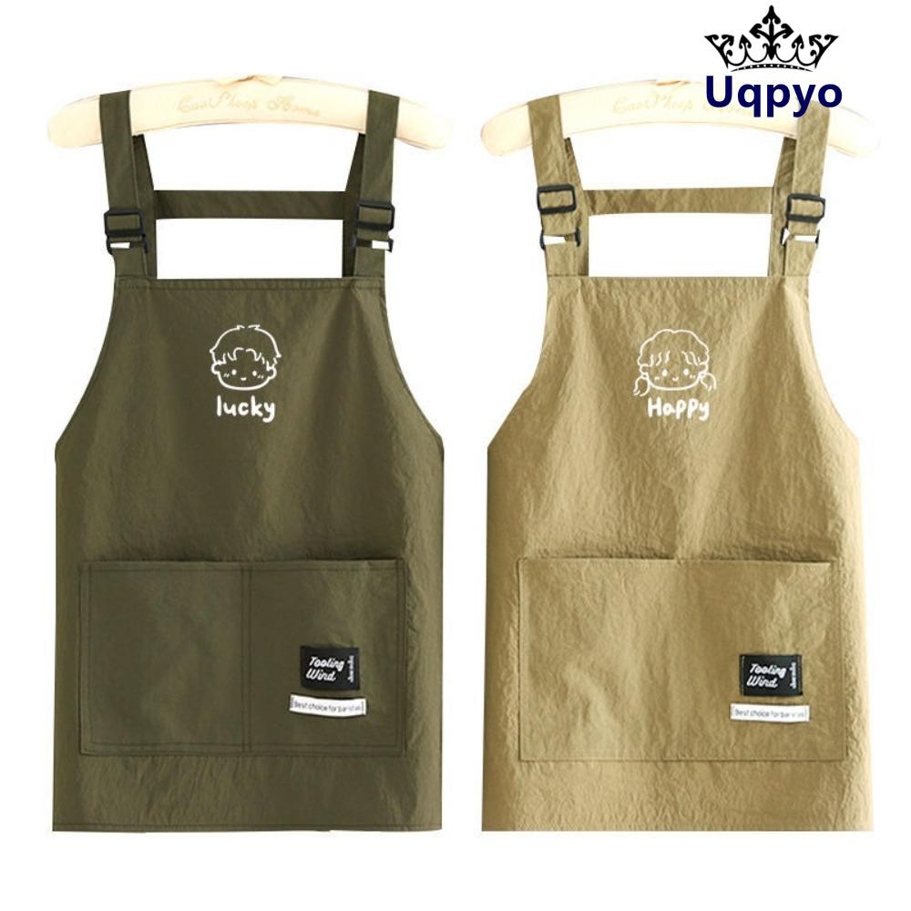 ผ้ากันเปื้อน UQPYO Kitch, ผ้ากันเปื้อนการ์ตูนเชฟกันน้ํา, แบบพกพา Breathable แขนกุดป้องกันการเปรอะเปื้อนทําอาหาร Smock สําหรับ Home Kitchen