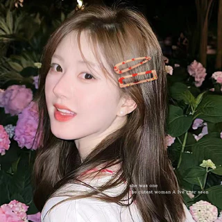 กิ๊บติดผมสี Dopamine สไตล์เกาหลี