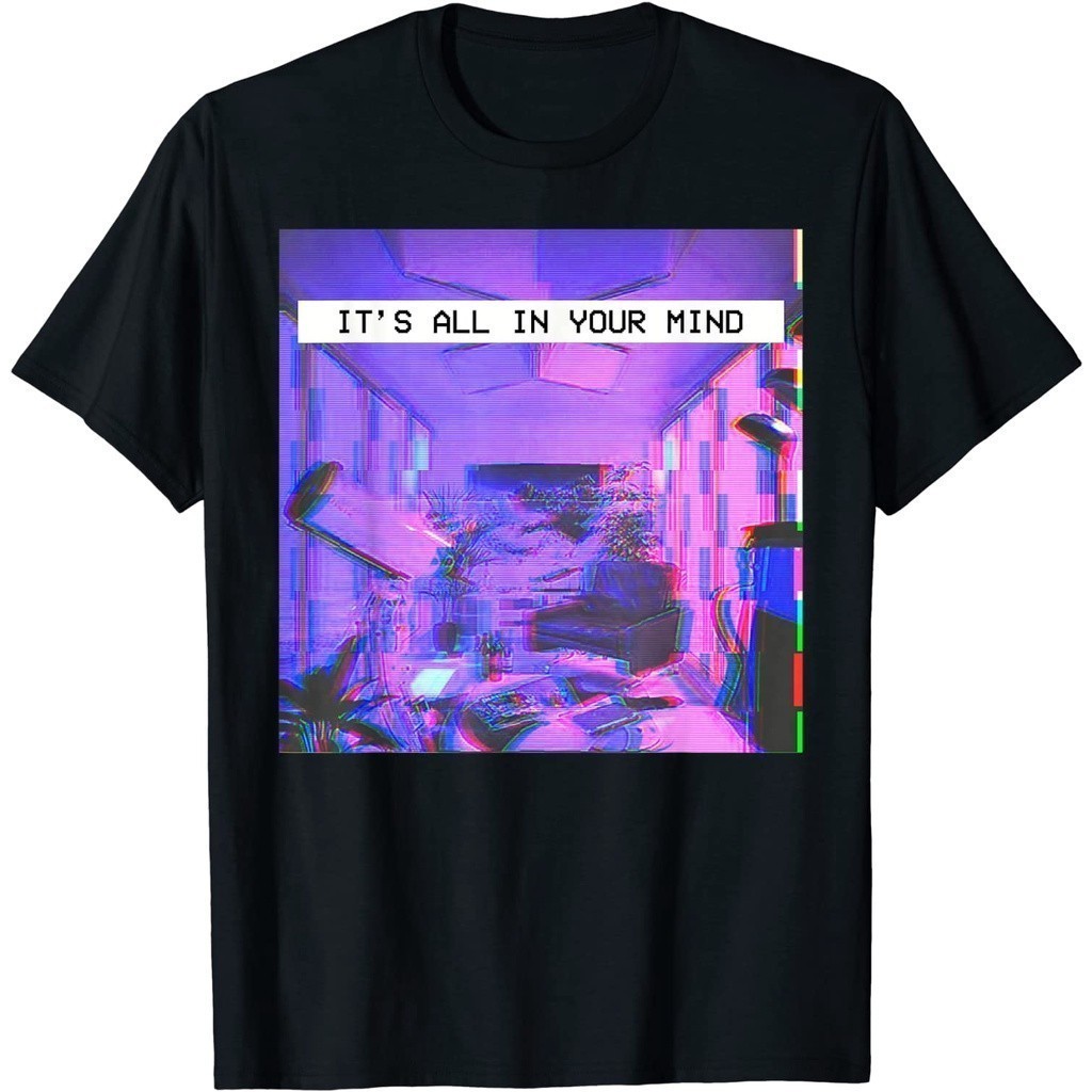 เสื้อยืดผู้ใหญ่ Vaporwave Aesthetic Style Emotion Dream