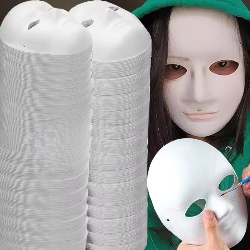 ชุดมาส์กหน้าสัตว์ ทําเอง สร้างสรรค์ - โครงการงานฝีมือปาร์ตี้ฮาโลวีนสําหรับเด็กกิจกรรมจิตรกรรมที่กําหนดเอง