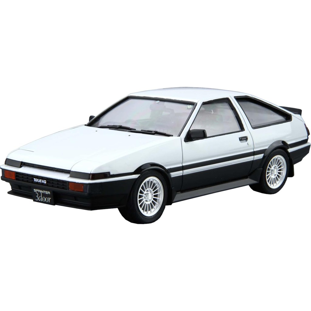 Aoshima Culture Education 1/24 The Model Car Series No.5 Toyota AE86 Sprinter Trueno GT-APEX '85 Pla