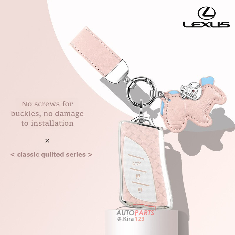 สกรูติดตั้งฟรีCar Key Case Cover TPU Key Shell สําหรับ Lexus NX ES UX US RC LX GX IS RX 200 250h 350