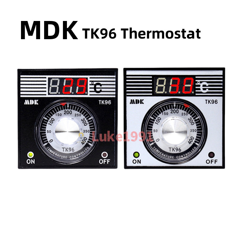 MDK TK96 เทอร์โมสตัทเตาอบ TK96 ตัวควบคุมอุณหภูมิเฉพาะเตาอบแก๊ส 400°C 220V