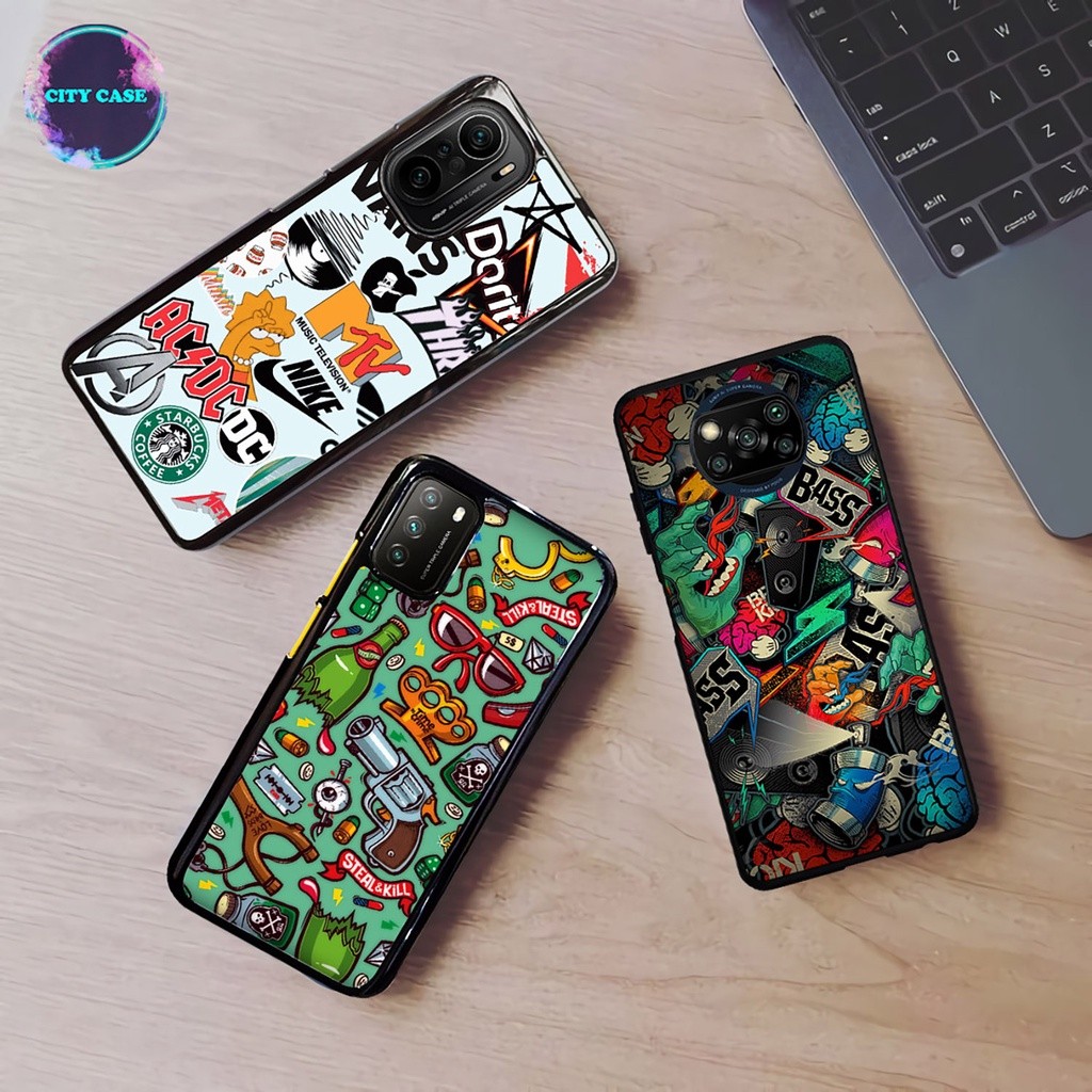 [NN26] เคสแบบกําหนดเองเคลือบเงา XIAOMI POCO F1 - F2 - F3- M3 - X3 - X3 PRO - MI 11 - NOTE 10 4G - NO