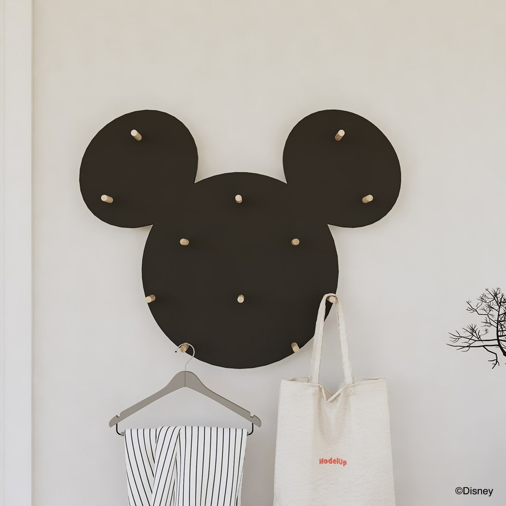SB Design Square ชั้นแขวน DISNEY รุ่น MICKEY สีดำ (84x14x69 ซม.)  แบรนด์ DISNEYHOME