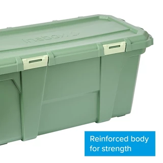 GlobalHouse INABOX กล่องเก็บของ Heavy Armour N80203GN-65L ขนาด 78x37x38.3 cm. สีเขียว สินค้าของแท้คุณภาพดี