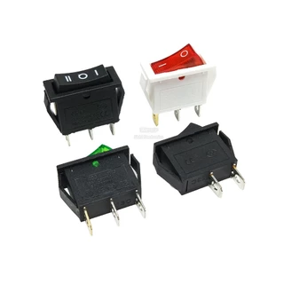 KCD3-102N 2 Pins 3 Pins 2 เกียร์สวิทช์โยกไฟพร้อมปุ่มโยกโยกไฟ KCD8211N