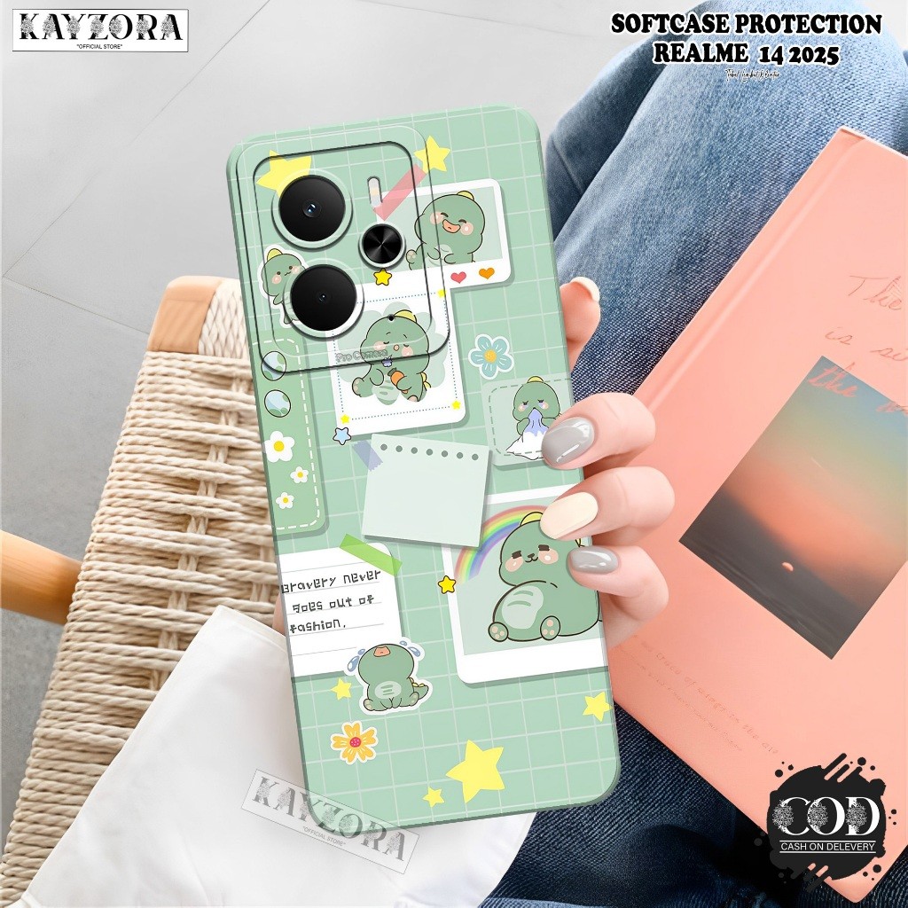 HP เคสโทรศัพท์ REALME 14 5G 2025 ใหม่ล่าสุด - KAYZORA - เคสแฟชั่นการ์ตูน - REALME 14 Softcase - เคสซ
