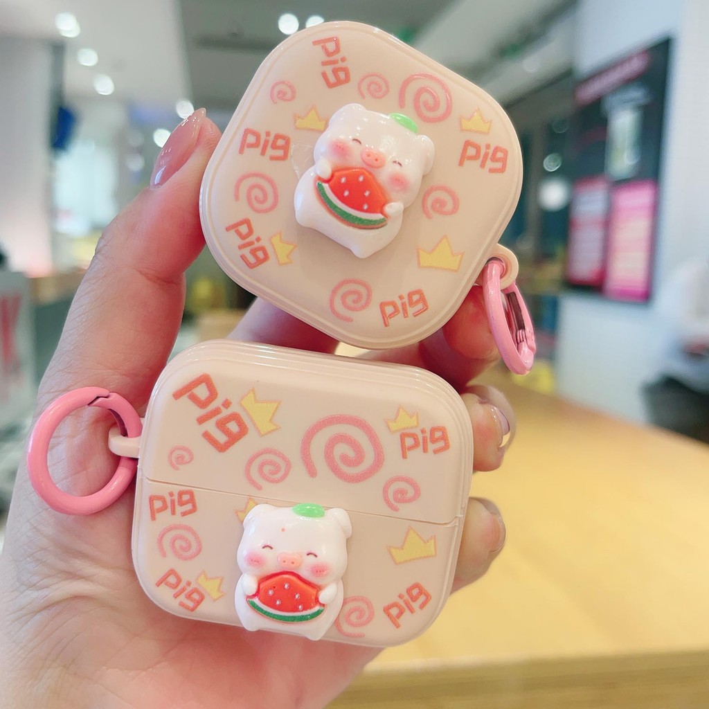 SAMSUNG 3D หูฟังสําหรับSamsung Buds 2 Pro Buds live Buds fe Buds core Lanyardป้องกันกรณีสําหรับSamsu