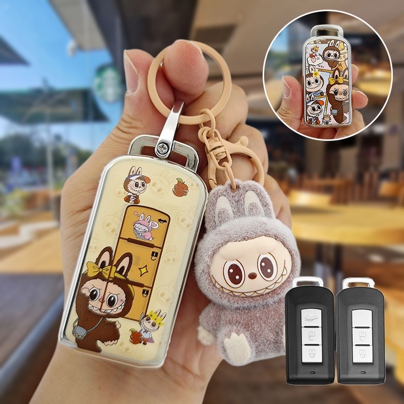 [โปรโมชั่น] เคสกุญแจรถ TPU Mitsubishi Outlander eclipse triton pajero 2021 Attrage lancer ex 2011 Mirage xpander xforce เคสกุญแจรถยนต์ เคสกุญแจรีโมทรถยนต์