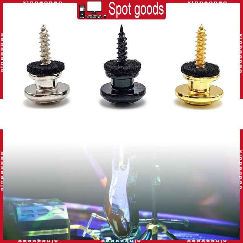 XI Guitar Strap Lock Pin Button Guitar Tail Pin Strap Locks Guitar Strap End Pin