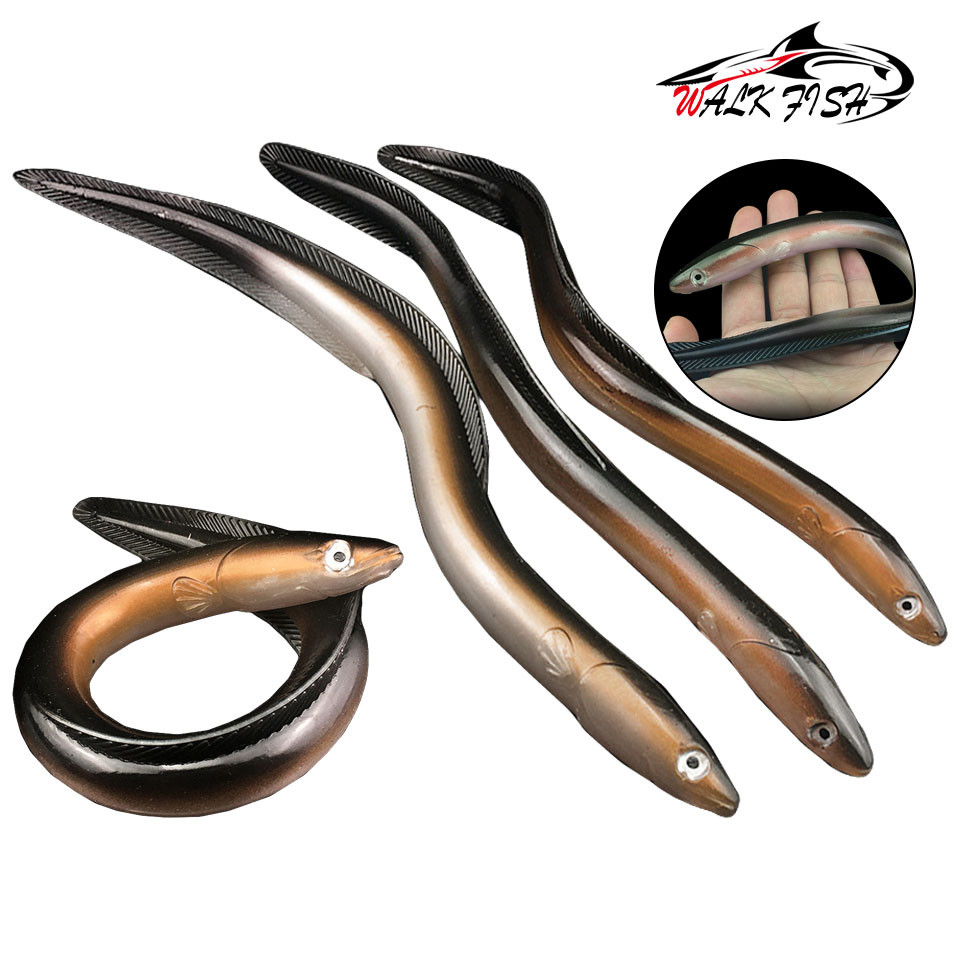 เหยื่อปลอมปลาไหลขนาด30ซม. ชนิดเนื้อนิ่ม สไตล์ปลาจริง